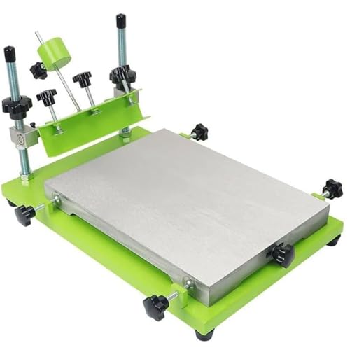 GHRERTX Manuelle Siebdruckmaschine mit passendem Rakel, geeignet for DIY-Siebdruckpresse, for Glas, Textilien, Metall, Holz, Kunststoff, Papier(240 * 300mm)
