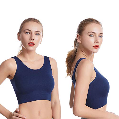 Intimo Sportivo Con Da Donna, Top Da Yoga, 92% Nylon, 8% Elastan Reggiseno Da Corsa Yoga Antiurto Mobile Yoga Con Bendare, Adatto Per Estivo