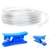 PVC Schlauch 5m Mit Rohrschneider, 5m Ptfe Schlauch 2.5mm Id × 4mm Od, Verdicken Transparent Flexibel, Für Bambulab A1/A1 Mini/P1p/P1s/X1c Für Creality K1/K1 Max/Ender 3 V3