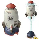 Rocket Wassersprinkler Kinder Outdoor,Water Rocket Sprinkler,Wasserrakete Sprinkler,Kinder Wassersprinkler,Garten Wasserstrahl Rakete,Sprinkler Kinder Spielzeug,Wasserspielzeug Garten Spielzeug