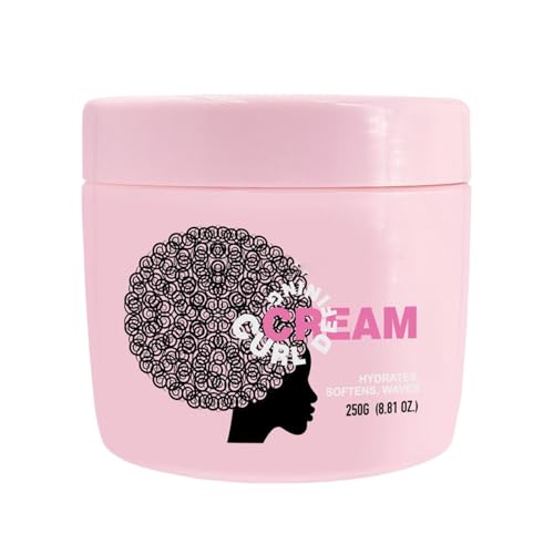 Curl Cream, Wavy Hair, Hydrating Protein Formula Delivers Defined Shape Balanced Moisture, Featherlights Finish Controls Frizz and Soft Bounce, Hair Care for Stylish Daily Look