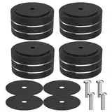 Monosaudio 4X HiFi Lautsprecherfüße Ständer Füße Aluminium Spike Pads 40mmx20mm Stoßdämpfer Isolationsfüße HiFi Untersetzer Gerätefüße mit Schraube M4 für Verstärker Subwoofer Plattenspieler