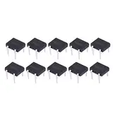 Fafeicy 10Pcs 1A 1000V DB107 Brückengleichrichter, für Haushaltsgeräte Industrielle elektronische Schaltung, mit Gute Kontaktperformance