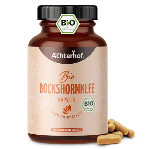 Bockshornklee Kapseln BIO 160 Stück je 595mg - hochdosiert - vegan - 100% rein ohne Zusatzstoffe