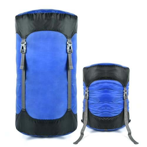 SHANKAM Kompressionssack, Kompressionssack für Schlafsack, Schlafsack Packsack, Outdoor-Aufbewahrungsbeutel, Wasserdicht und Ultraleichter, 11L/18L/30L Platzsparende Ausrüstung für Camping, Reisen