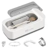 Ultraschallreinigungsgerät Ultraschallreiniger Ultraschallgerät KECOOLKE 400ml Sonic Cleaner mit digitalem Timer für Brillen, Ringe, Münzen, Fingerringe, Geld