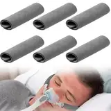 CPAP Gurtbezüge 6 Stück CPAP Gesichtspads CPAP Gesichtspolster CPAP Gurt Komfort Pads CPAP Gesichtspad CPAP Zubehör für Verringerung von Wange Rote Flecken und Einbuchtungen