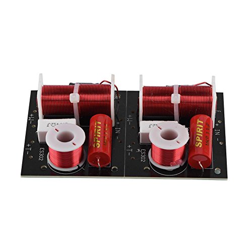 Zerone 2 Stücke Lautsprecher Frequenzteiler 2 Way Höhen/Bass 2 Einheit 2 Einheit Hi-Fi Audio Crossover Filter Frequenz Distributor DIY Modul