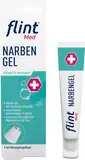 flint Med Narbengel – Narbenroller macht Narbenstellen geschmeidiger und glatter, mit integriertem Massagekugelkopf, für frische und alte Narben, vegan, transparent und hautpflegend, 17 ml