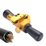 Kabelabisolierer, Multifunktionaler Rotierender Abisolierer, Abziehbarer Durchmesser 12–40 Mm, Hoch- Und Niederspannungs-isolierte Kabelisolierung, Manuelle Abisoliermaschine, Schichtentfernungsmesser