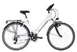 KS Cycling Trekkingrad Damen Alu-Rahmen 28'' Metropolis weiß RH 53 cm Multipositionslenker