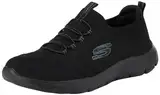 Skechers Damen Summits Top Player Sneaker, Black Knit Trim, 39 EU