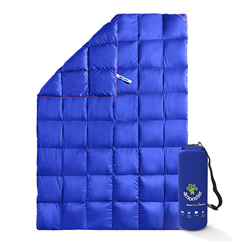 4Monster Outdoor Daunendecke Ultraleicht für Camping, Kompakte Reisedecke Bettdecke Warm Weich für Outdoor Indoor Reise Weihnachten