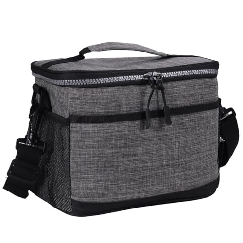 7,5 l isolierte Lunchbox-Kühltasche, Camping, wiederverwendbare Lunchtasche, Kühltasche, Kühltasche mit Schultergurt, für Outdoor, Büro, Strand, Picknick, Reisen