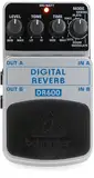 Behringer DR600 Digital Stereo Reverb Effektpedal, Silber, 1 Stück