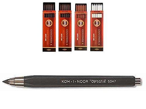 KOH-I-NOOR Künstlerkreideset und Kreidehalter 5,6mm 120mm
