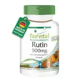 Fairvital | Rutin 500mg - 90 Kapseln - HOCHDOSIERT - aus japanischem Schnurbaum (Sophora japonica) - VEGAN - für 3 Monate