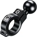 1" Kugelhalterung kompatibel mit Lenkern mit einem Durchmesser von 0,5" bis 1,26", geeignet für RAM Halterungen, 1" Kugelhalterung