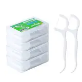 Zahnseide Sticks 200 Stück Zahnseide Stick mit Zahnstocher Halter, Zahn Draht/Zahnpflege Interdental Flossers mit Y-Form Design, Disposable Zahnseidensticks/Zahnreiniger Sticks