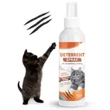 Dashr Katzenabwehrspray, kratzschutz Sofa Katze, Nicht Reizend und Rückstandsfrei, Für den Innen- und Außenbereich Geeignet, 120ML