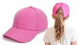 Cysocool Kinder Pferdeschwanz Baseballkappe 3-8 Jahre Mädchen Jungen Golf Visor Basecap Hut Sonnenblende Hut UV-Schutz Schirmmütze Sommermütze Junior Sommerhut Tennis Kappe Sonnenhut Visier UPF 50+