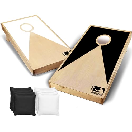 Original Offizielles Cornhole® | Amerikanisches Cornhole | Einfach zu transportieren | Offizielle Abmessungen | Premium Qualität | Outdoor und Strandspiel | OriginalCup®