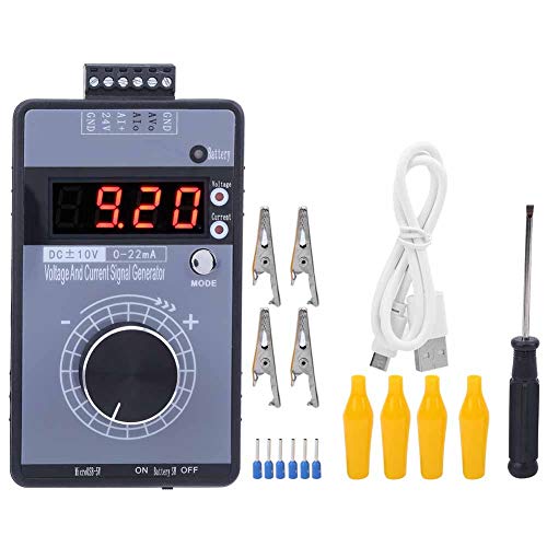 Spannungsstromsignalgenerator, Hanheld 0‑10V 0‑22mA Digitaler Signalgenerator Einstellbare Stromspannung Analoger Simulator