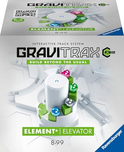 Ravensburger GraviTrax Power Element Elevator. Elektronisches Zubehör für spektakuläre Kugelbahnen, für Kinder ab 8 Jahren - Geschenkidee zu Weihnachten