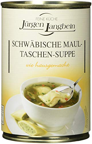 SCHWÄBISCHE MAULTASCHEN-SUPPE von Jürgen Langbein, 6x400ml