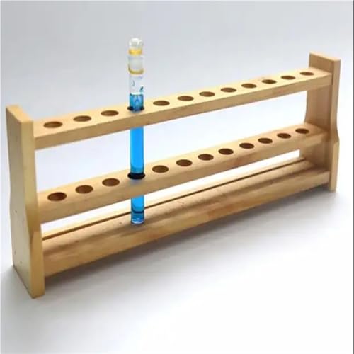 Wooden Test Tube Rack, 12Hole diameter 18mm and Pins-Solid Wood,tube box.