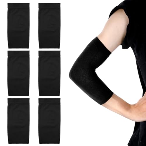 DIVINA VITAE 3 Paar Unterarm-Tattoo-Abdeckungen Schwarz Tattoo Abdeckung Arm Ärmel Spandex Armsleeve Oberarm Bandage Zum Abdecken Von Tattoos Und Als Sonnenschutz Für Männer Und Frauen