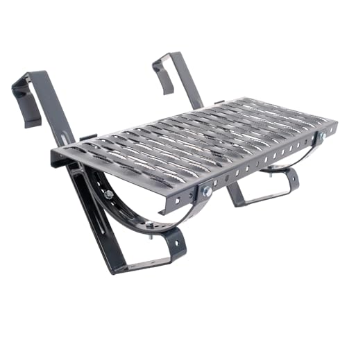Durabern Dachtritt/Laufrost SET für Dachdeckung aus Dachziegel zum Einhängen | Premium Verzinkt (1, Anthrazit - Ral 7016, 100 cm)