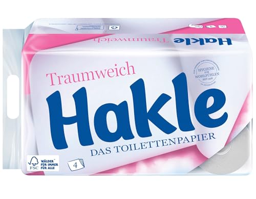 Hakle Traumweich Toilettenpapier – 16 Rollen, Sanfte Reinigung für Wohlbefinden