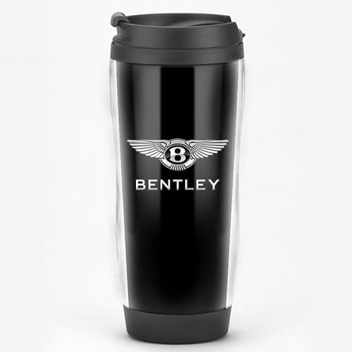 BAUFAS Thermobecher Kaffeebecher, FüR Bentley Mulsanne Continental Flying Bentayga Continental GT Auslaufsicherer kaffeebecher Thermosflasche Reisebecher, für den Innen- und Außenbereich,F