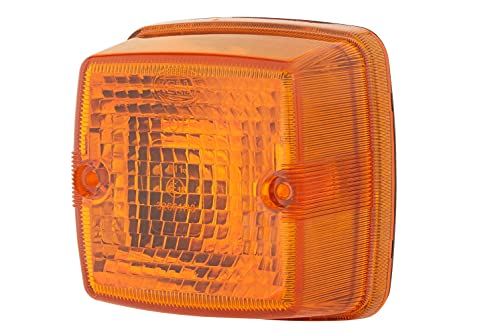 HELLA 2BA 003 014-111 Blinkleuchte - 12/24V - Anbau - Lichtscheibenfarbe: gelb - vorne/links/rechts