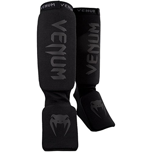 Venum, Kontact Schienbeinschützer, Herren, S, Schwarz/Schwarz