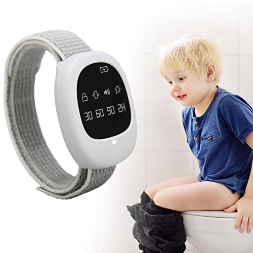 YUYTE Kabelloser Bettnäss Alarm, Kabelloser Urinalarm Mit Sound Und Vibration für Jungen Mädchen Unisex Töpfchen Trainning, Bettnässensor für Kinder ältere und Bettlägerige Patienten