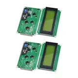 2-Stück IIC I2C Serie 2004A 20x4 LCD Anzeigemodul Grüne Hintergrundbeleuchtung für Arduino Ausgestattet Mit IIC/I2C Interface Adapter