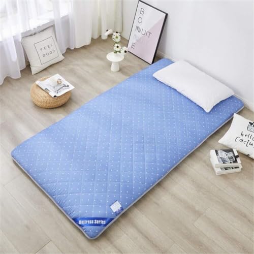 収納マスター Japanische Boden-Futon-Matratzen, Studentenwohnheim, Klappmatratze, Bodenmatratze für Kinder, tragbare, verdickte Polsterung, Tatami-Bodenmatte für Zuhause, Camping(A,120x200(47x79inch))