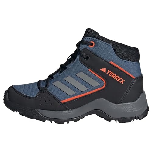 adidas Terrex Hyperhiker Hiking Shoes-Mid (Non-Football), Wonder Steel/Grey Three/Impact orange, 36 EU