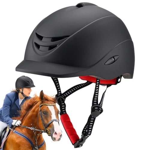 Covalliero Helm Reithelm Atmungsaktives Reithelm Reitkappe Mit Waschbarem Innenfutter Robuster Reithelm Für Damen Und Herren Unisex Reiterhelm Reitsport Schutzkleidung