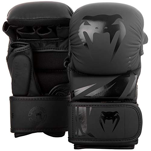 Venum Unisex challenger 3.0 Mma Sparring Handschuhe, Schwarz / Schwarz, S EU