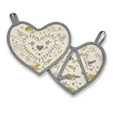 Cooksmart Topflappen in Großbritannien, Britisches Design, hitzebeständiges Material, Topflappen für Öfen, Wald