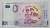 0-Euro-Schein Laurel and Hardy TM - Malta Souvenirschein Null Euro € Sammler Dick und Doof