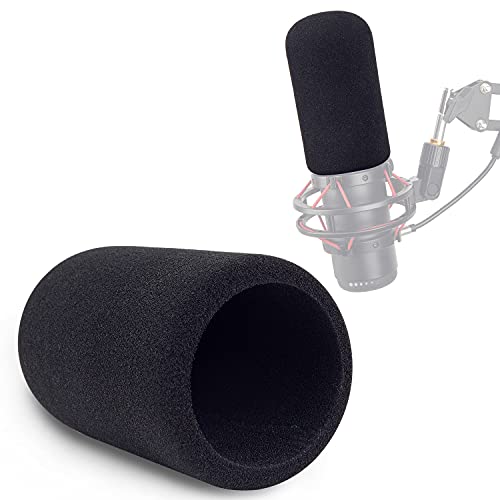 YOUSHARES HyperX QuadCast Popschutz - Mikrofon Pop Filter Schaumstoff Professioneller Mikrofon Windschutz Schallschutz Kompatibel mit HyperX QuadCast S Mic