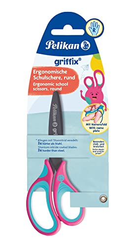 Griffix Schere abgerundet Lovely Pink