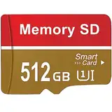 SD Karte 512GB - gupmar High Speed SD Card Große Kapazität Speicherkarte Mini TF Karte für Kameras, Monitore, Laptops zum Speichern von Daten (512GB)