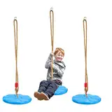 Aszaui Schaukel Outdoor,Schaukel Kletterseil für Kinder und Erwachsene,kletterseil Kinder Outdoor Tellerschauke,Baumschaukel für Drinnen, Draußen, Hängeschaukel für Kinder bis 150 kg mit