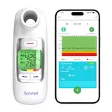 Peak Flow Meter 2.0 mit Bluetooth, Lungentrainer für Erwachsene Kinder zur Überwachung der Lungenfunktion, 300 histotische Daten mit Zeit, für Asthma COPD, PEF & FEV1, Risikoindikator, APP