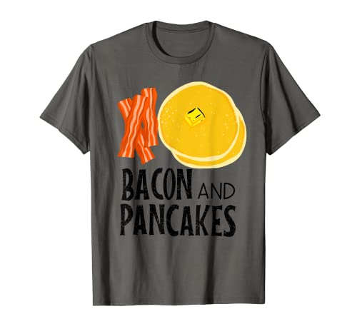 Bacon Pancakes Süßes Morgenessen Liebhaber Lustiges Frühstücksgeschenk T-Shirt